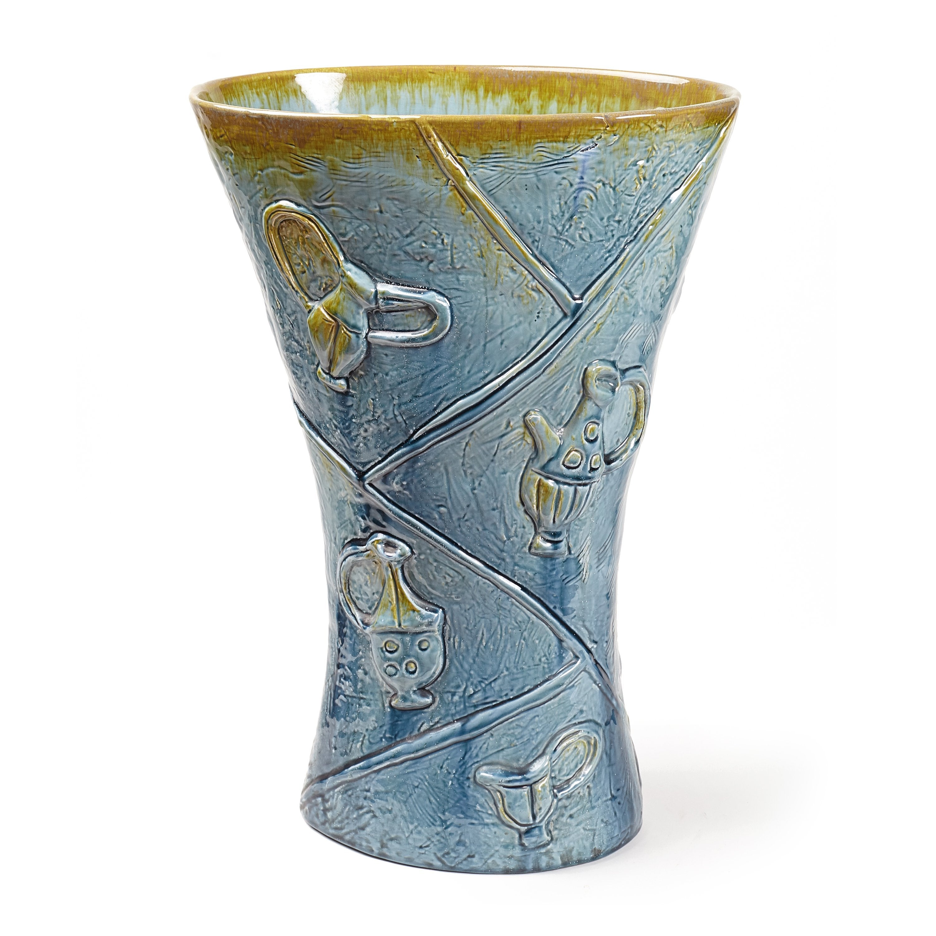 Big ceramic vase, Antonia Campi, Laveno - ONEROOM