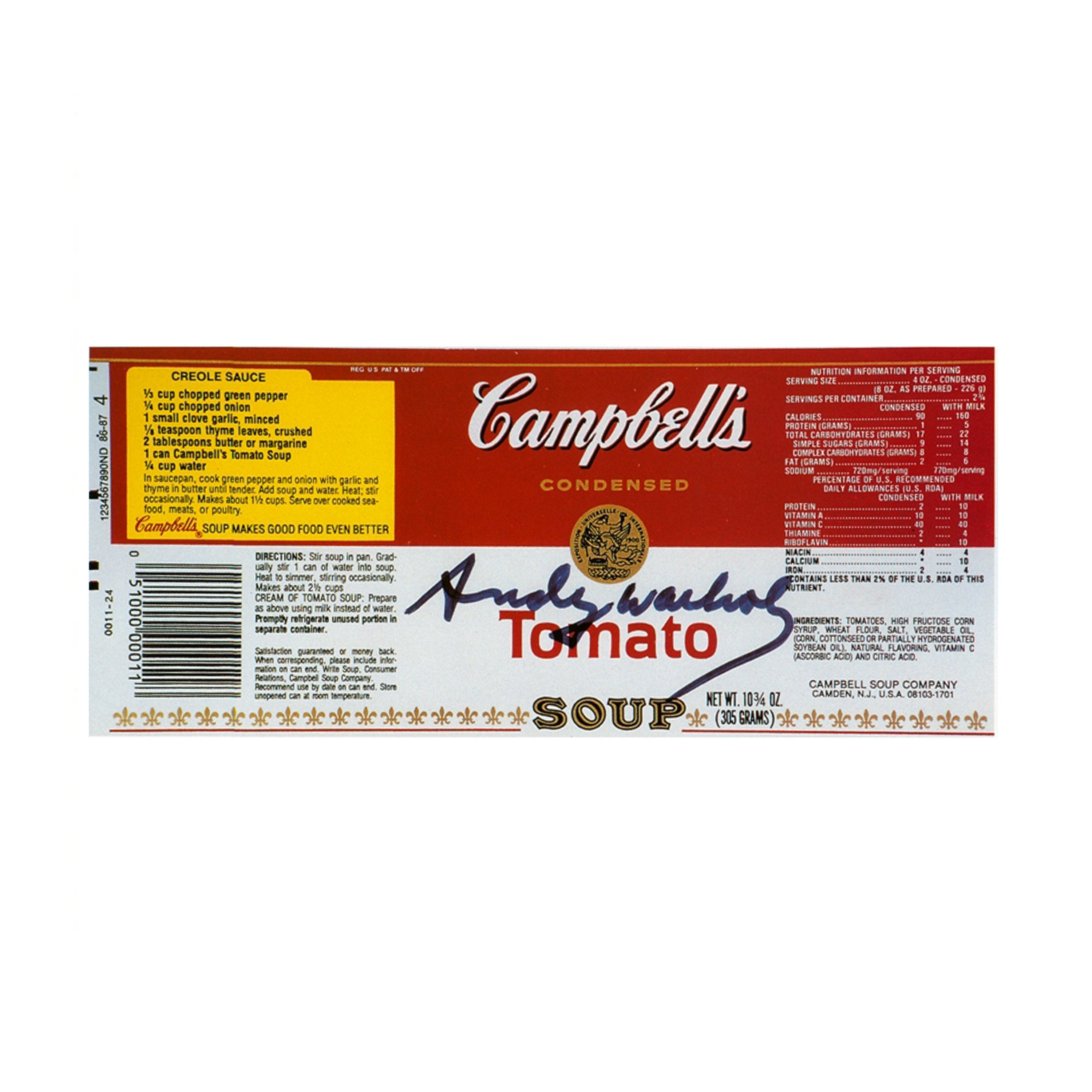 Campbell's Soup, Andy Warhol - ONEROOM