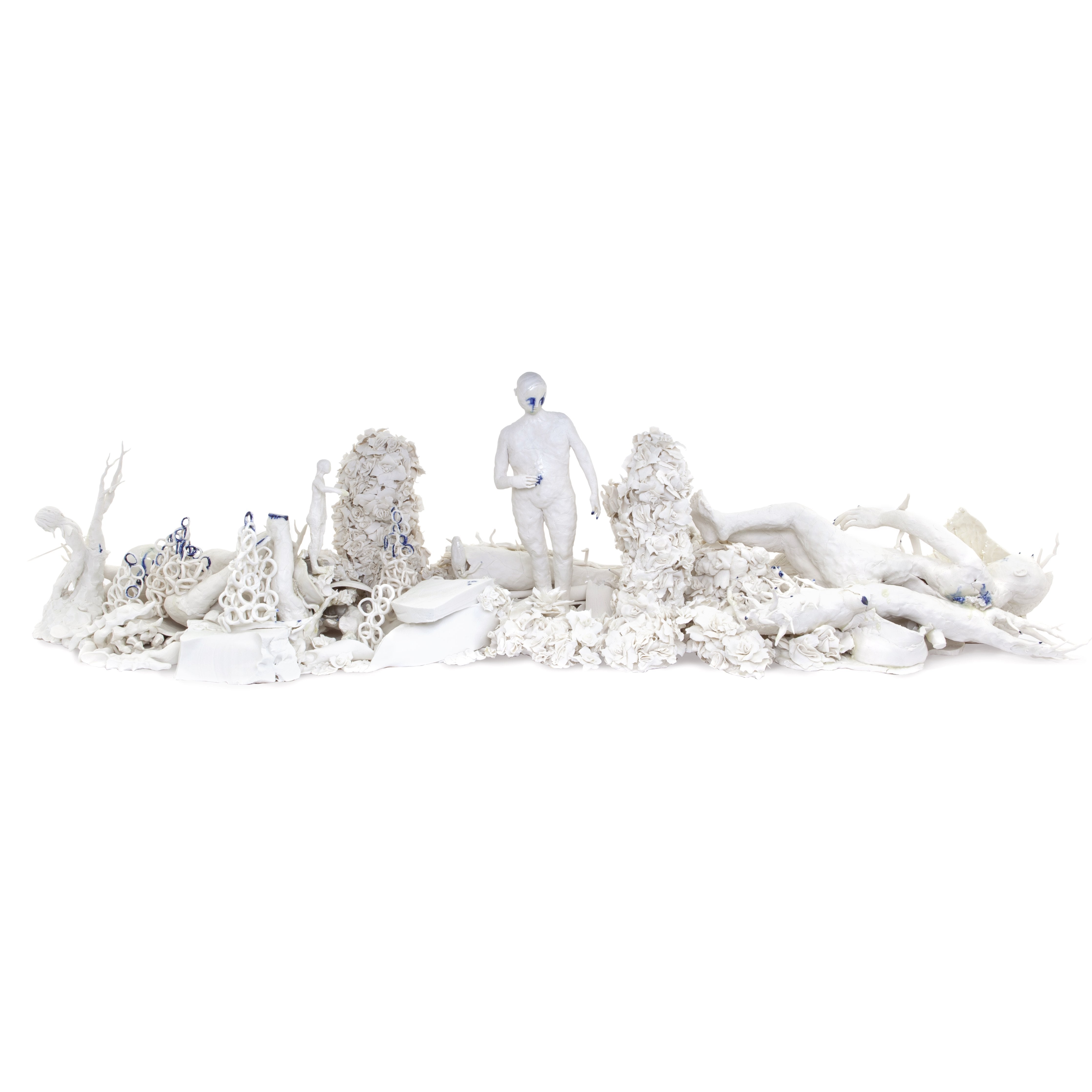 Claire Curneen,Baroque and Berserk, Porcelain sculpture - ONEROOM